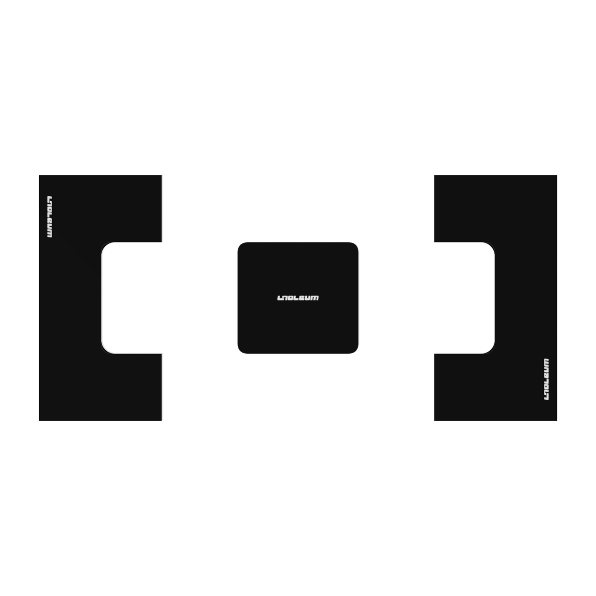 Noir Essential XL, what's in the box: two expansion mats and PC.2 center